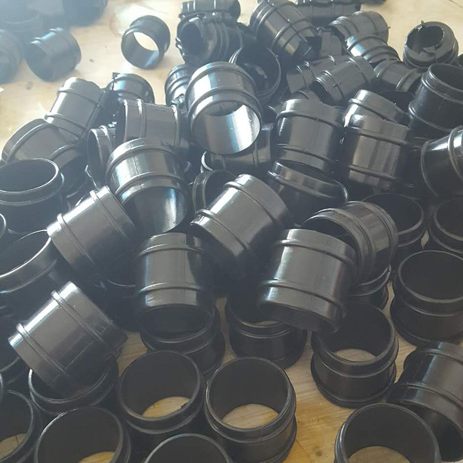 Rubber sheath rubber lined with rubber