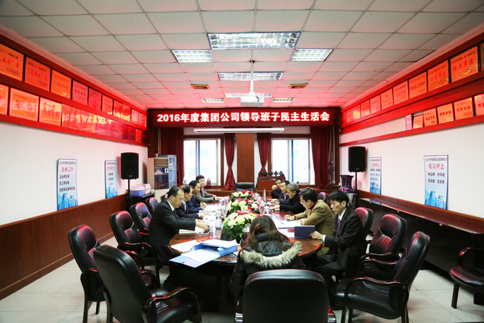 南寧建安集團公司黨委 召開2016年度領導班子民主生活會