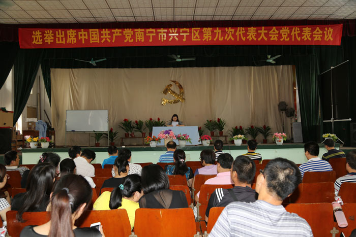 選舉興寧區第九次代表大會代表會議順利召開