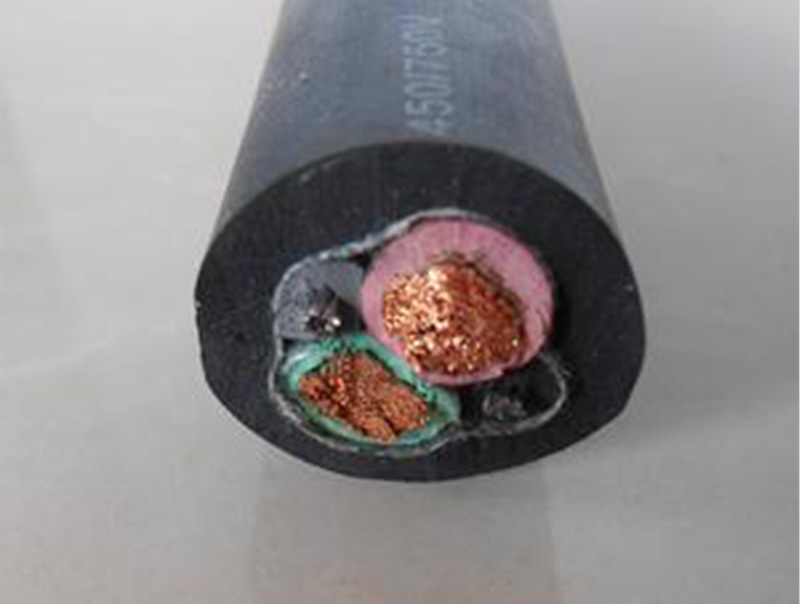 Elastomer insulated wire and cable