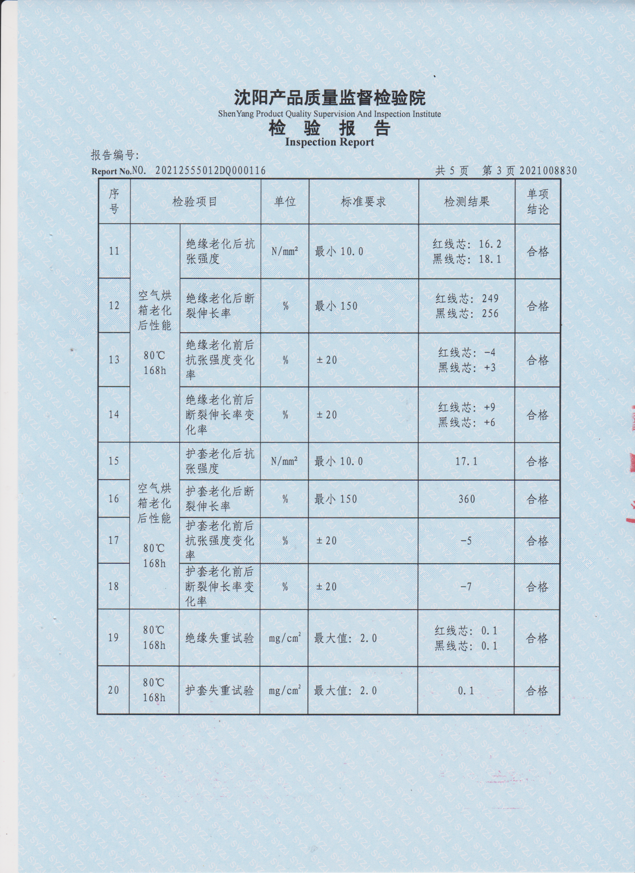 检验报告