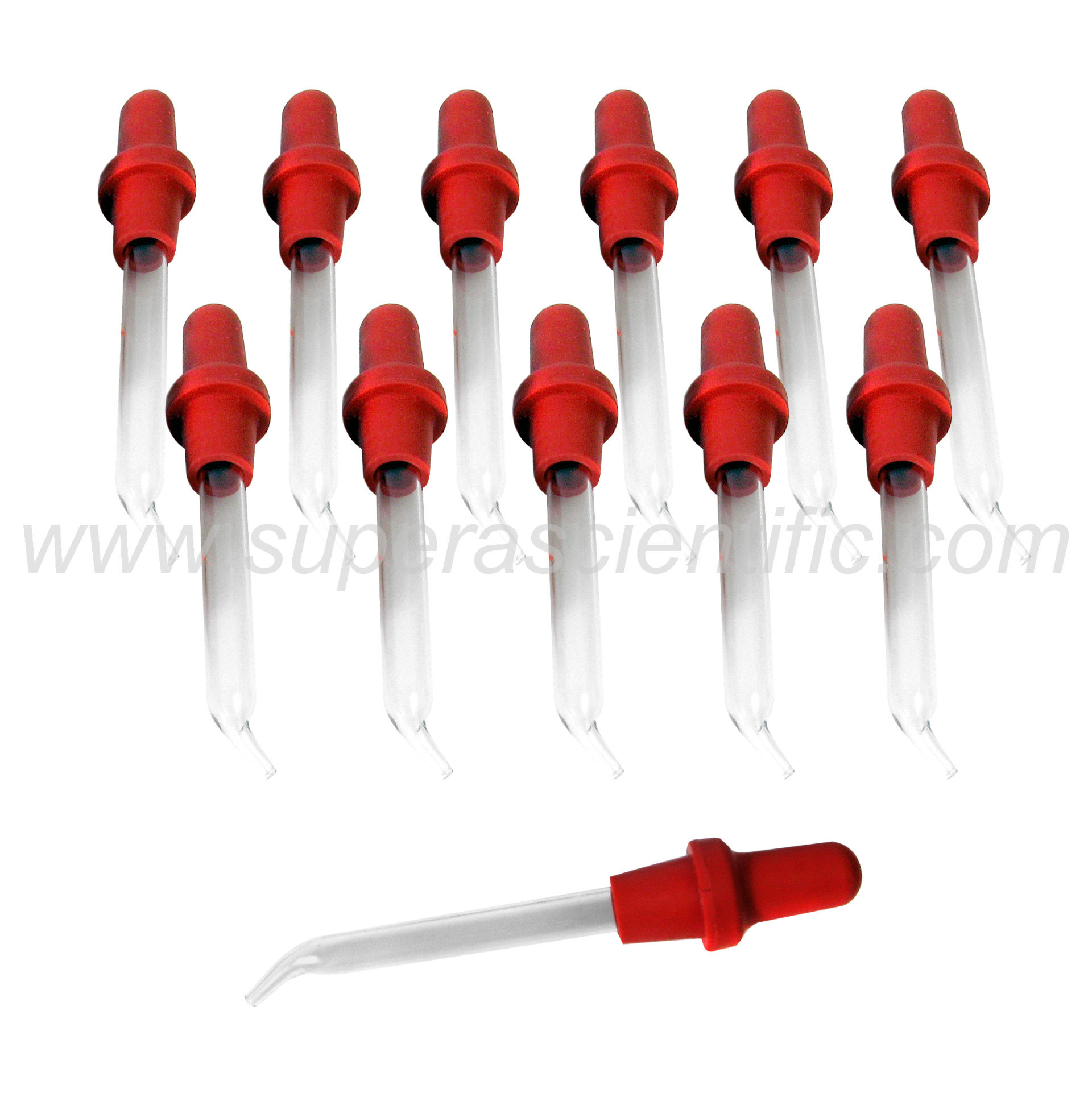 207-2-DZ Barnes Bottle Dropper with Bet Tip & Red Bulb