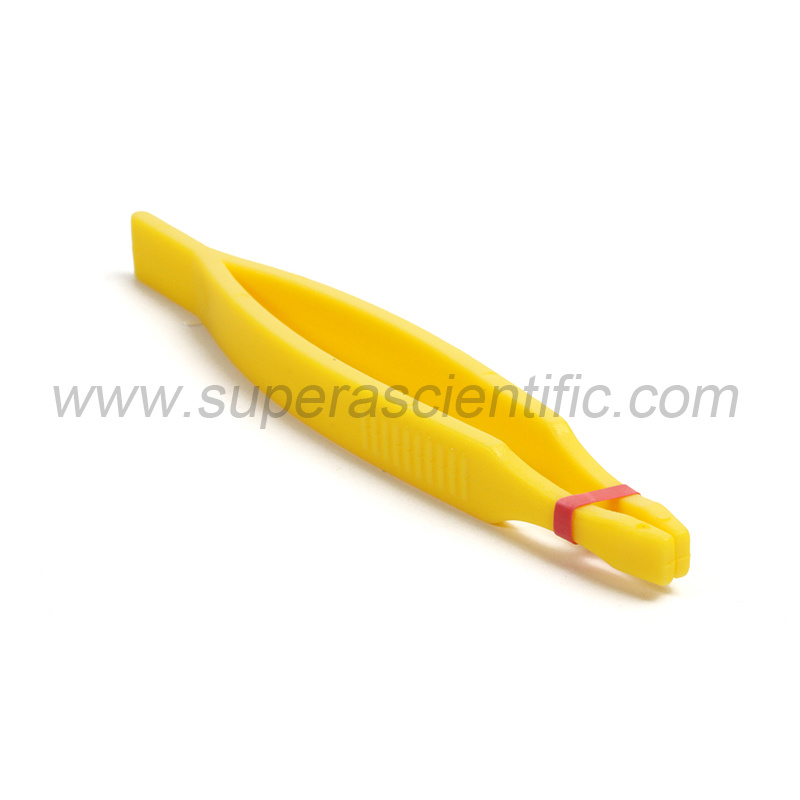 401 Plastic Forceps - Blunt 4” Yellow