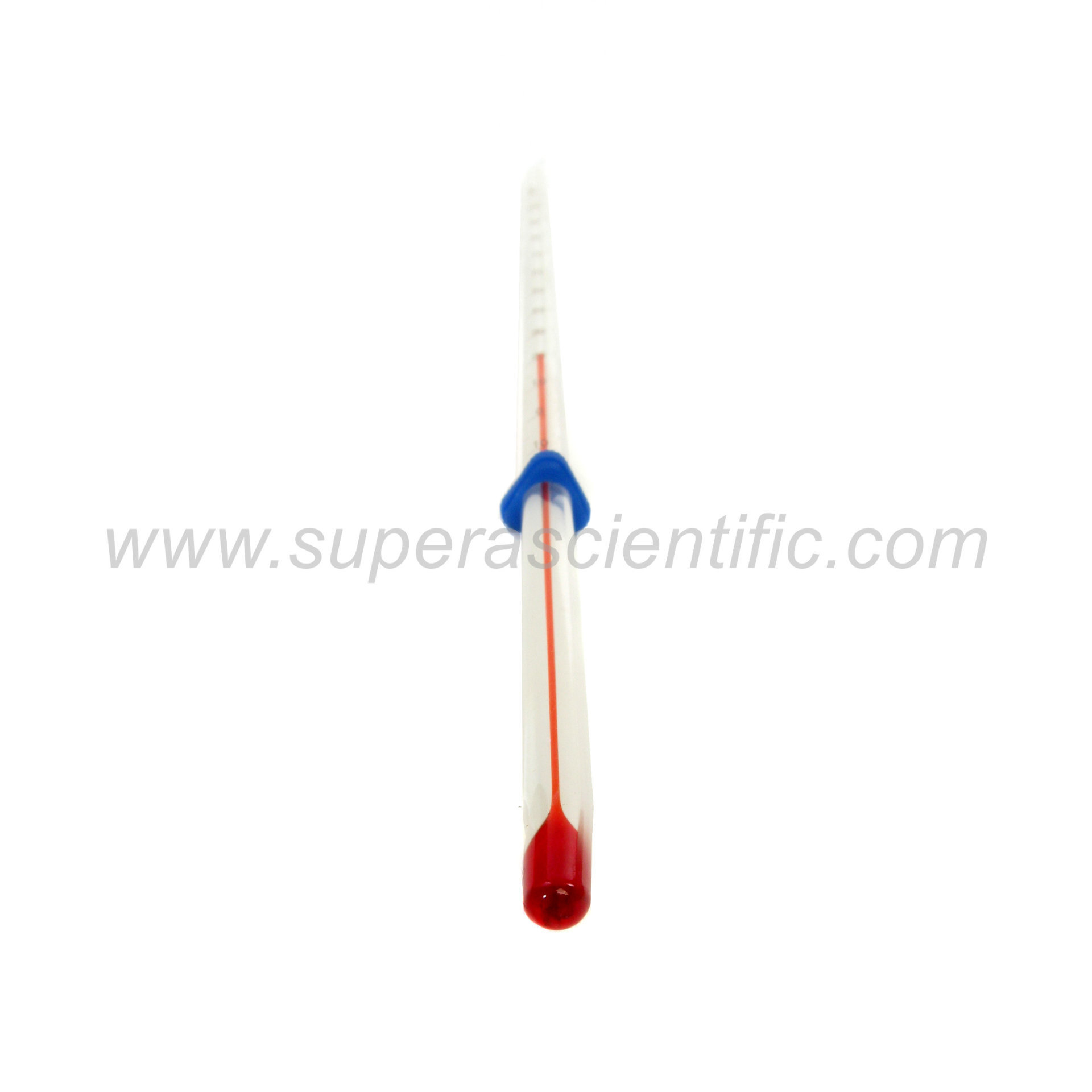 Thermometers, Red Alcohol, White Back, Length 300mm