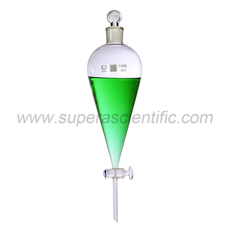 Separatory Funnel with Glass Stopcock