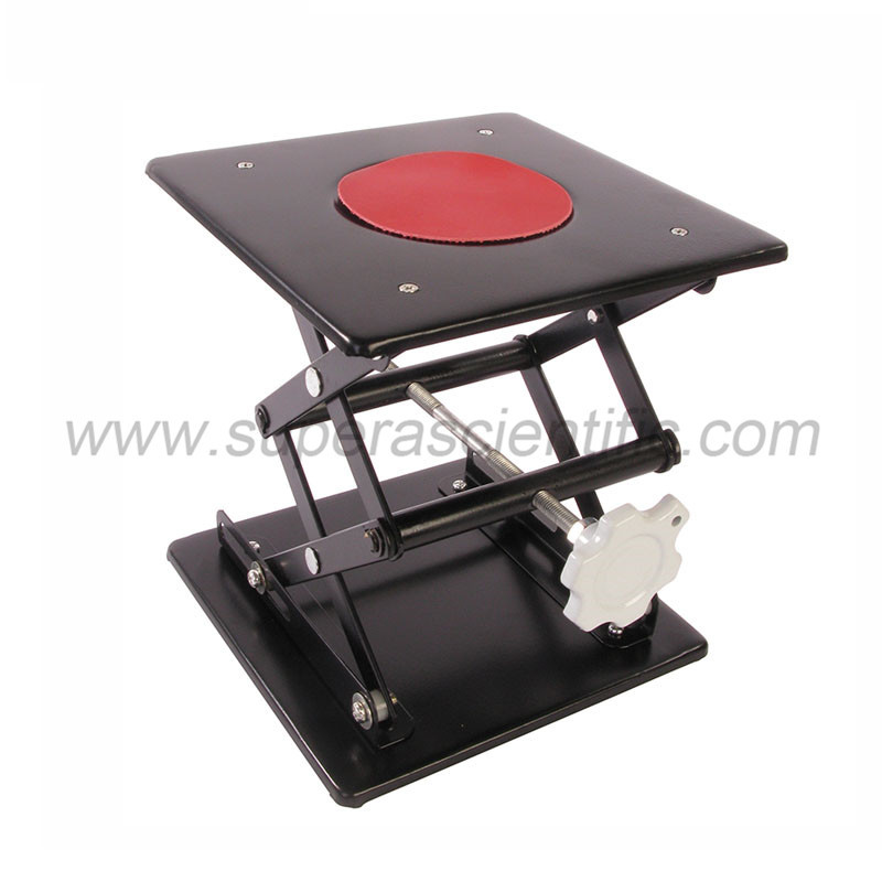 9002 Laboratory Scissor Jacks Black Enamel, Plate Size 8