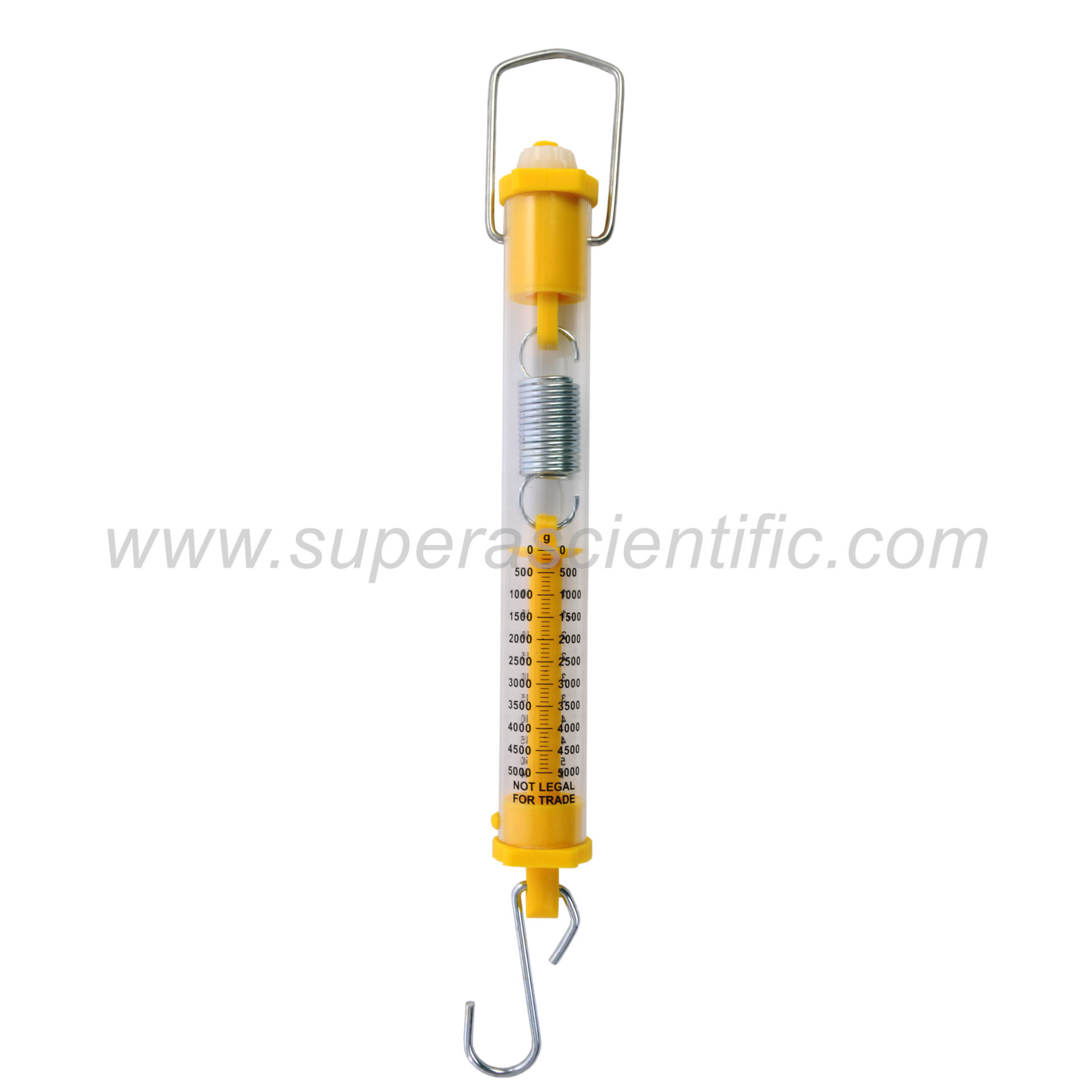 G63 Tubular Spring Scales, 5000G – 50N, Yellow