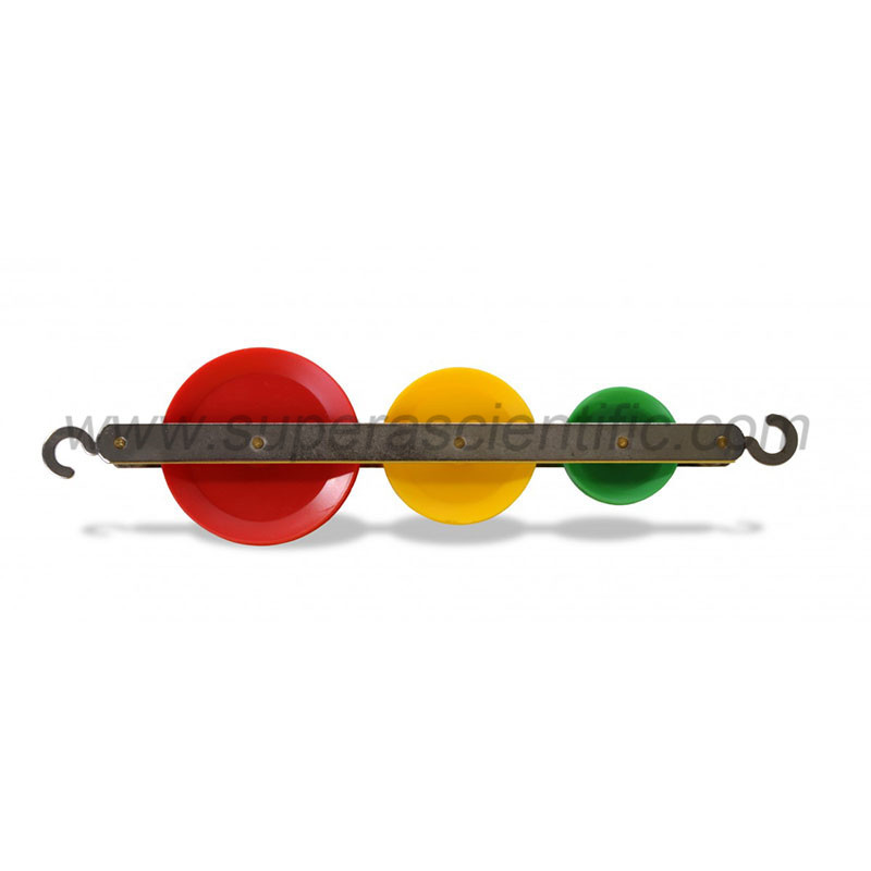 1607-6 Triple Tandem Colored Pulley