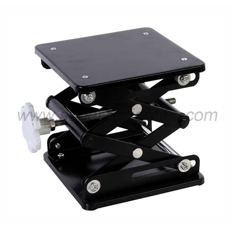 9001 Laboratory Scissor Jacks Black Enamel, Plate Size 6