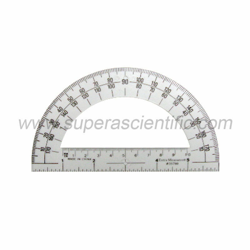 1317 Student Protractor, Clear