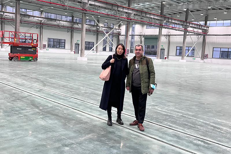 Visiting our Second new factory in Nantong