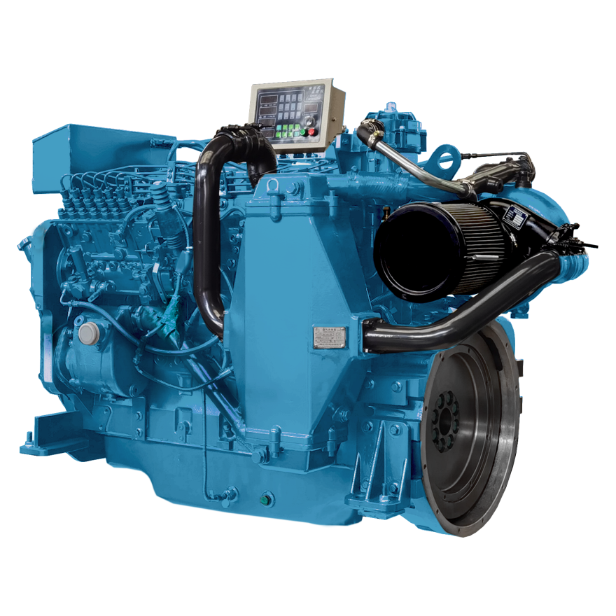 SY6D8C352-24 352HP Marine Diesel Engine