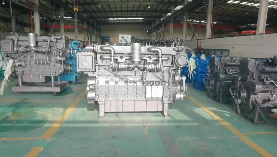 SY6160C820 820HP Marine Diesel Engine-SHANGYAN POWER