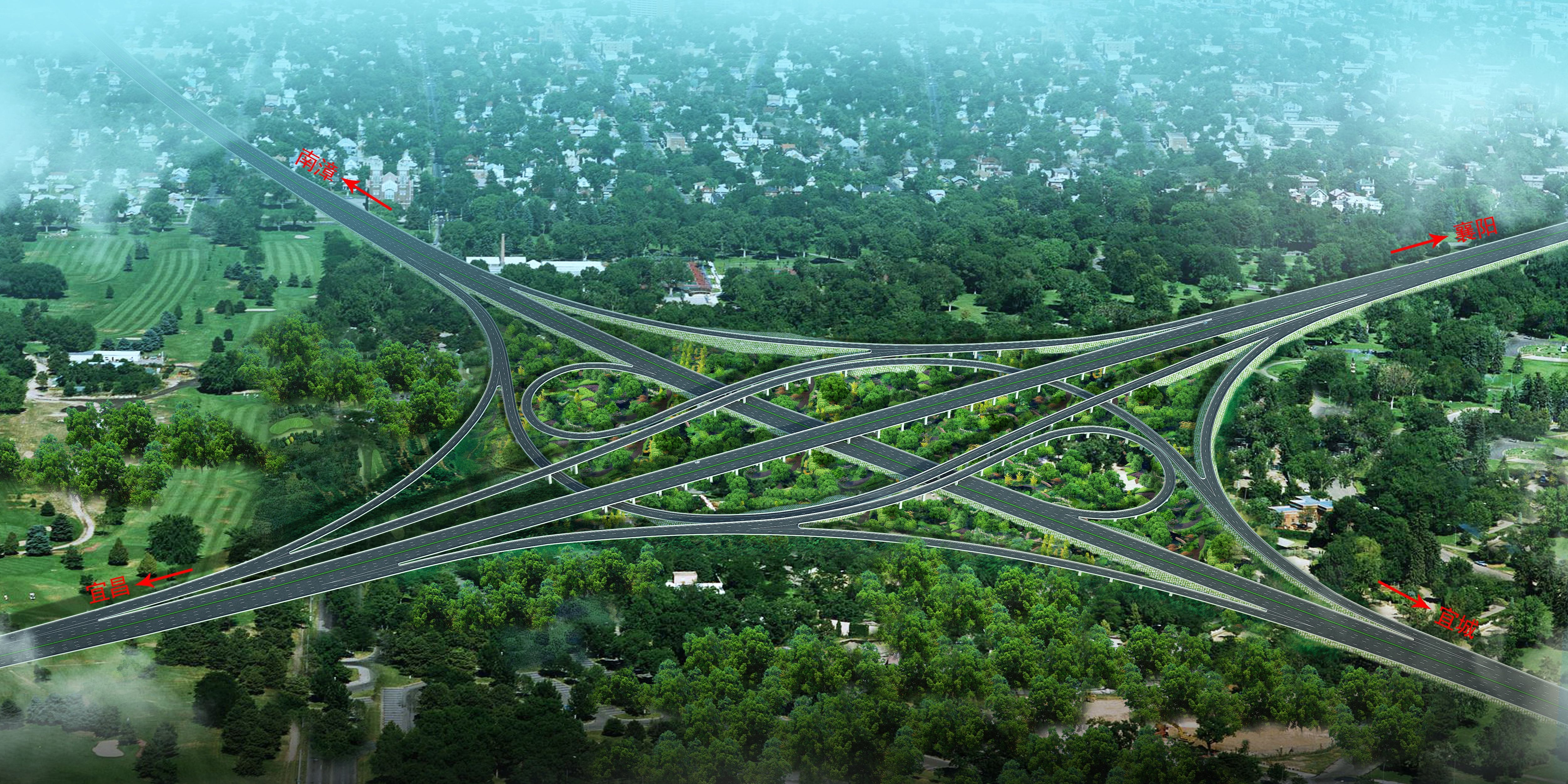 襄陽繞城高速公路東南段延長線項目