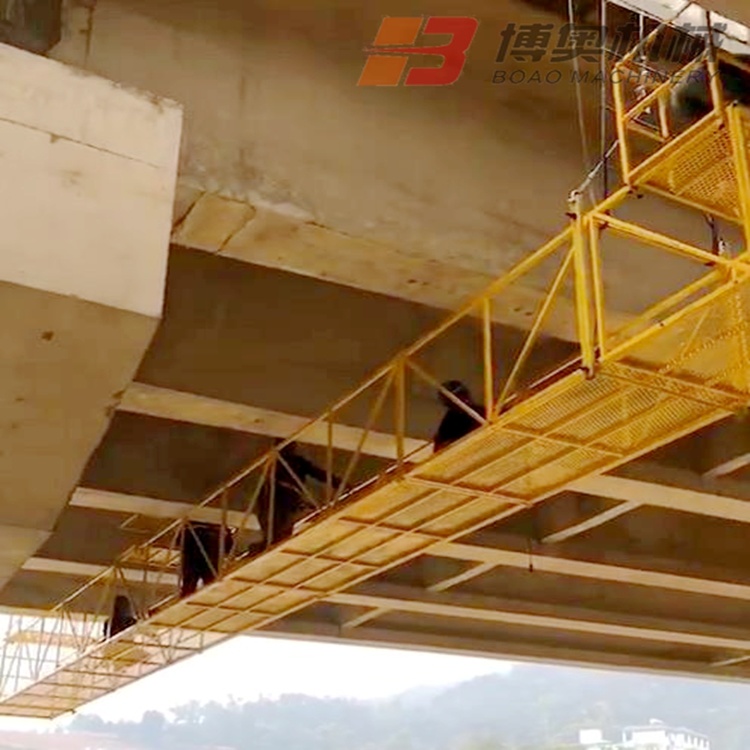高铁桥梁施工吊篮图片