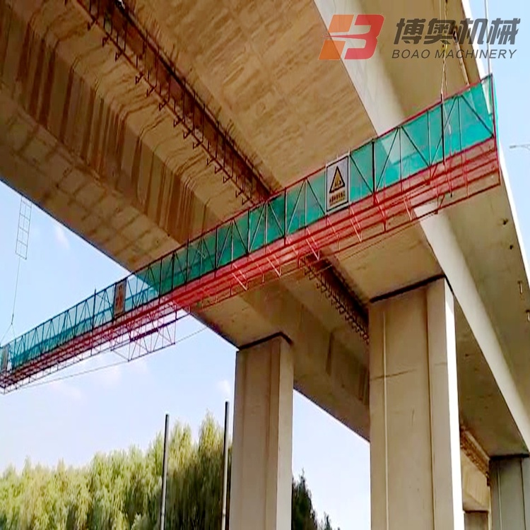大跨度桥梁施工吊篮平台