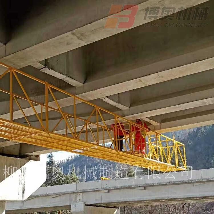 高速路桥梁施工吊篮车的使用方法