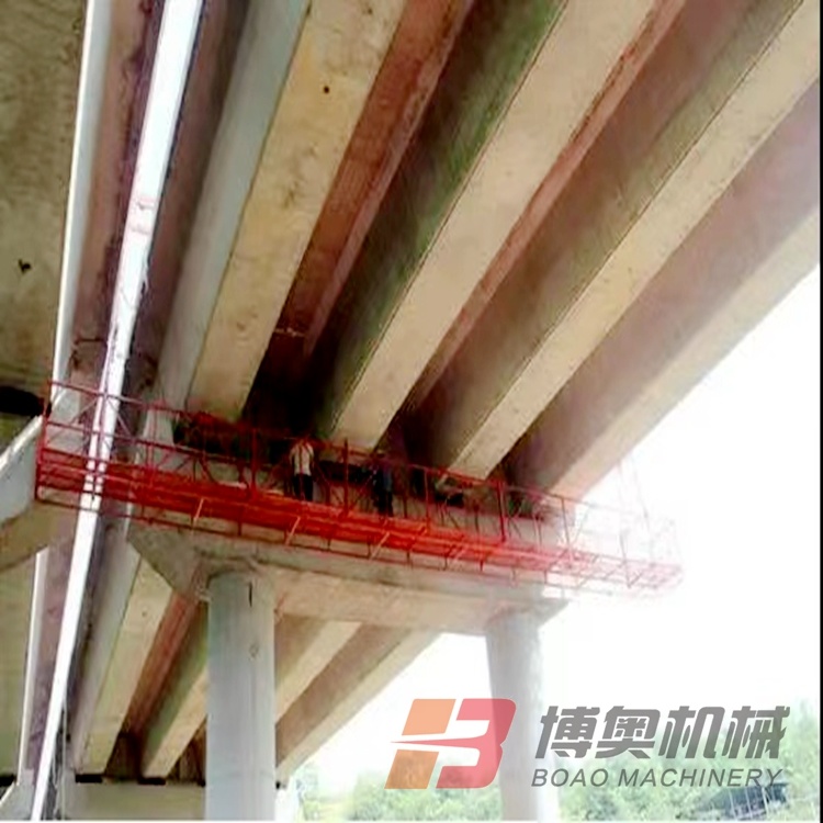 高铁桥梁施工吊篮图片
