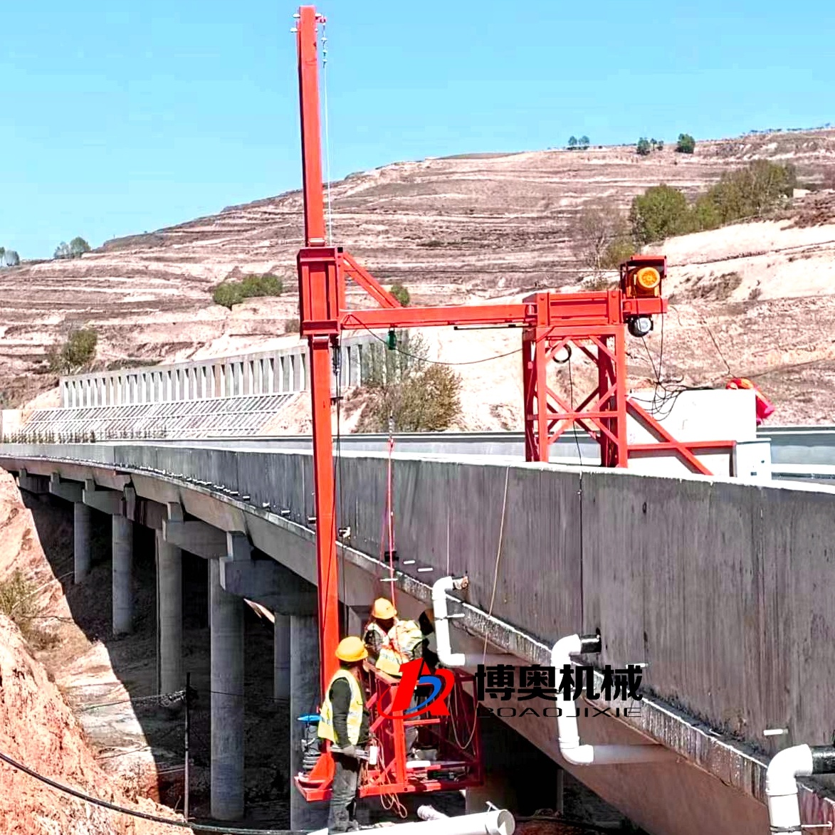 博奥桥梁排水管安装设备实用效率更高