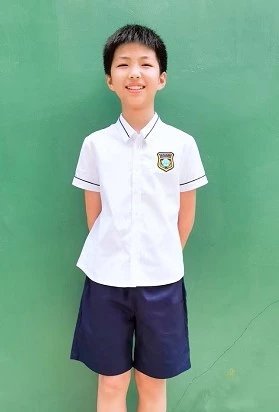岑鞏二小夏季校服2022款男款