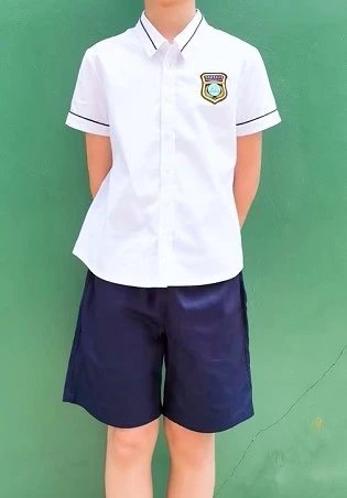 岑鞏二小夏季校服2022款男款