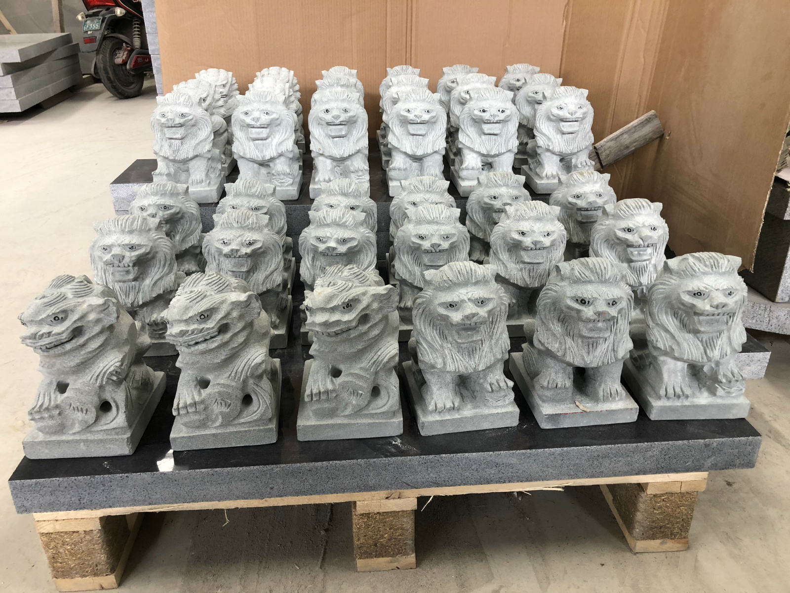 工程案例_石獅子