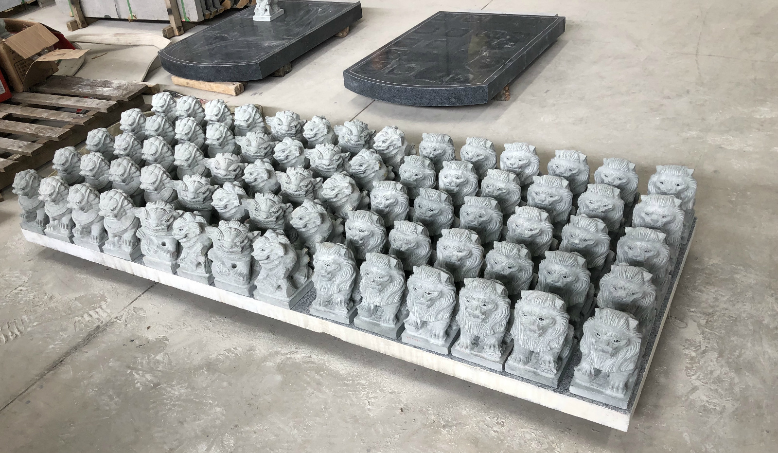 工程案例_石獅子