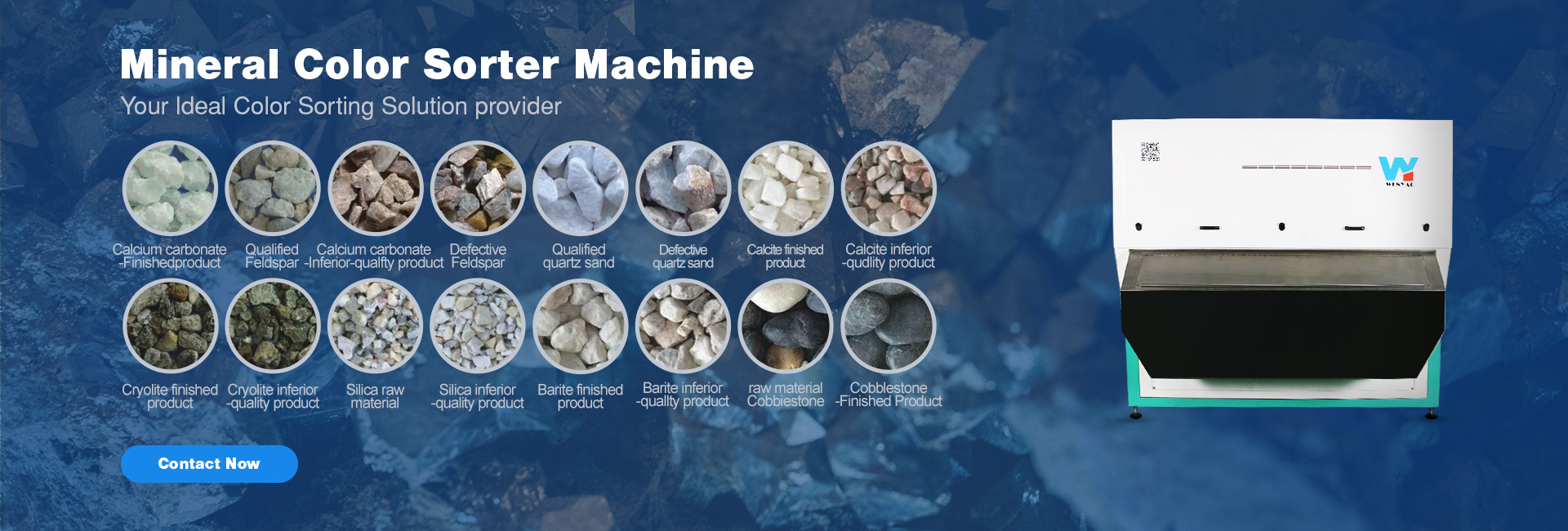 Mineral color sorter Mineral color sorter