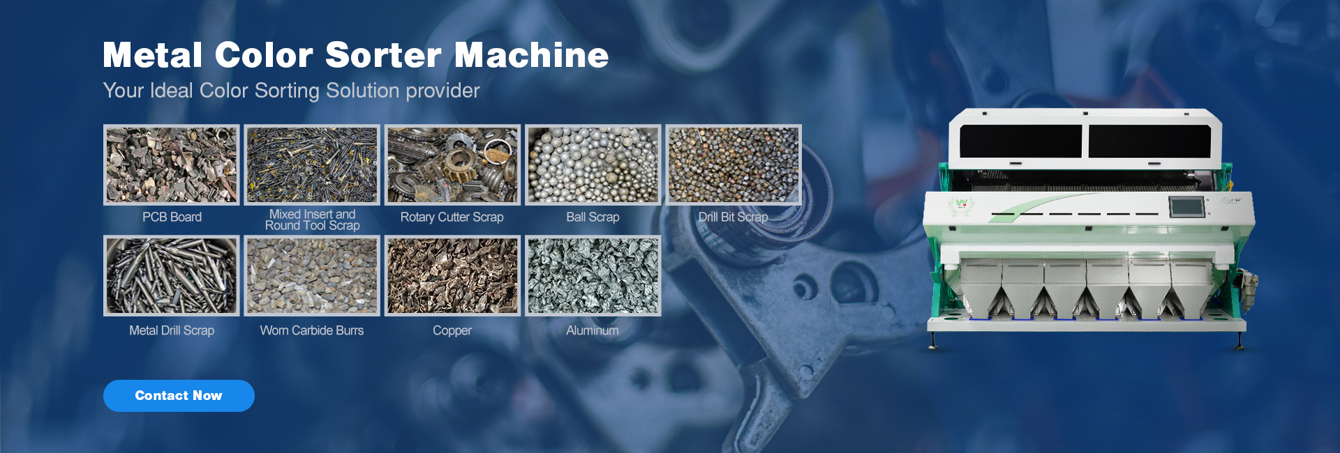 Metal color sorter Metal color sorter