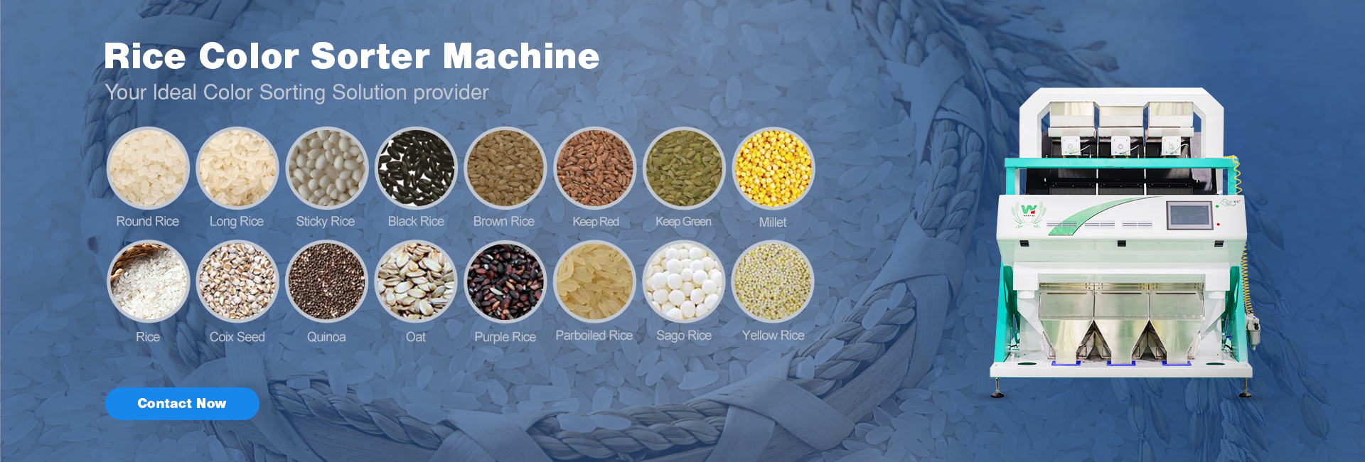 Rice color sorter Rice color sorter