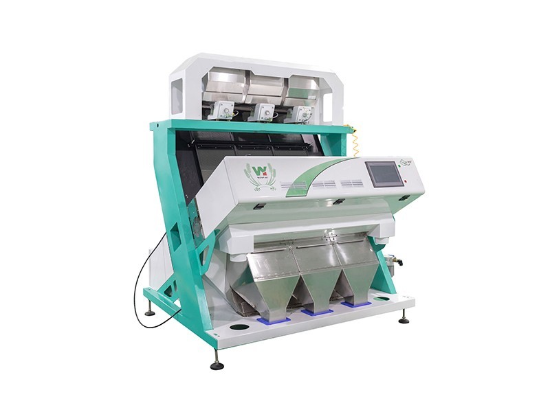 3 Chute 192 Channel Rice Grain Colour Sorting Machine