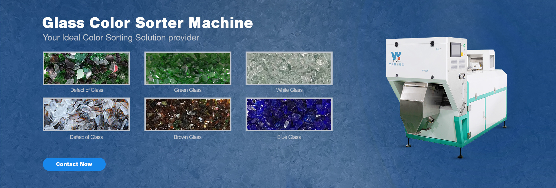 Glass color sorter Glass color sorter