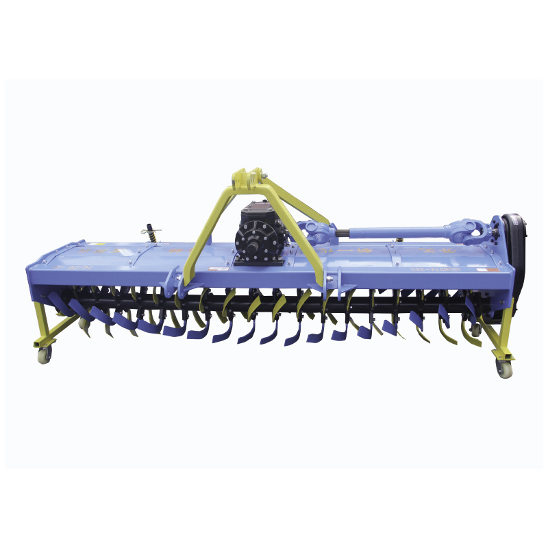 Rotary tiller with 2.6 m through shaft