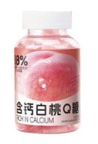 含鈣白桃Q糖