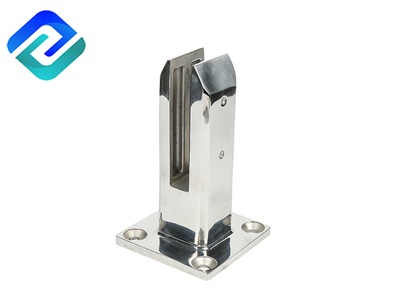 Stainless steel investment casting glass clip