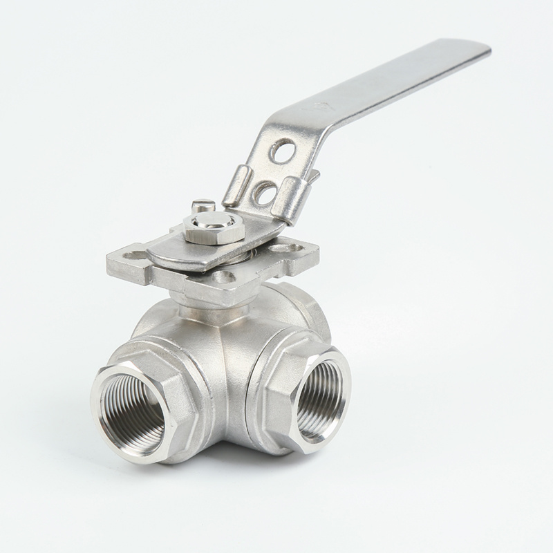 3 way stainless steel ball valve t port