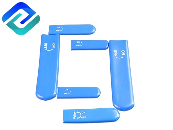 RHI direct sales dip plastic handle cover ball valve 