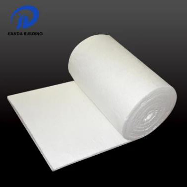 Jianda High Temperature Insulation 1260 Ceramic Fiber Blanket Refractory Material for Industrial Kiln Wall Lining Backing (JDTX-GC-02)