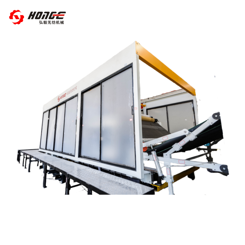 HONGE High Speed Nonwoven Machine Carding Machine Single Cylinder Double Doffer