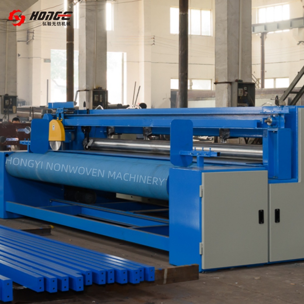 100 Cotton Canvas Fabric Non Woven Roll Cutting Machine