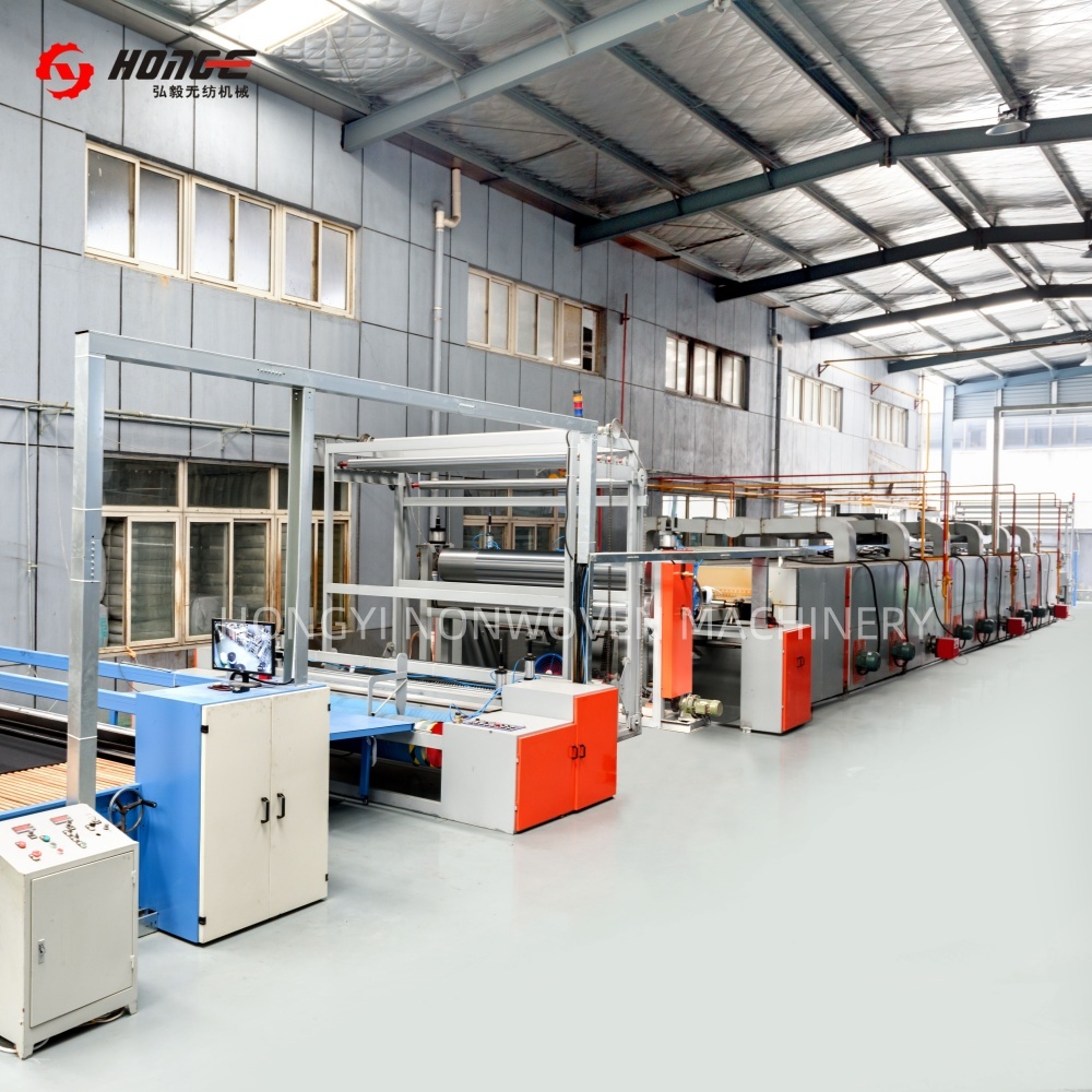 Nonwoven Stiff Polyester Wadding Thermal Bonding Machine For Quilts