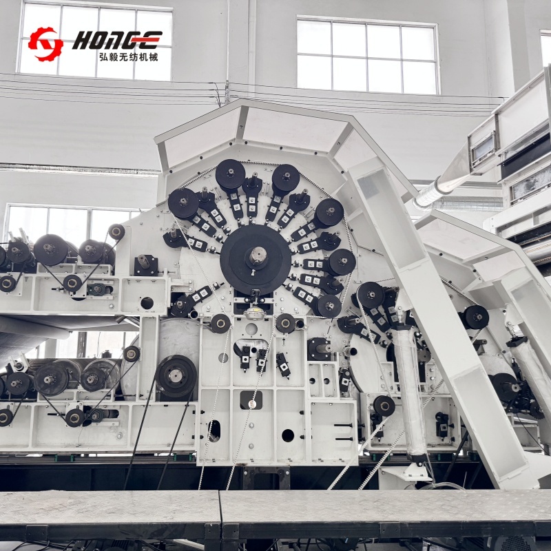Double Doffer Nonwoven Carding Machine