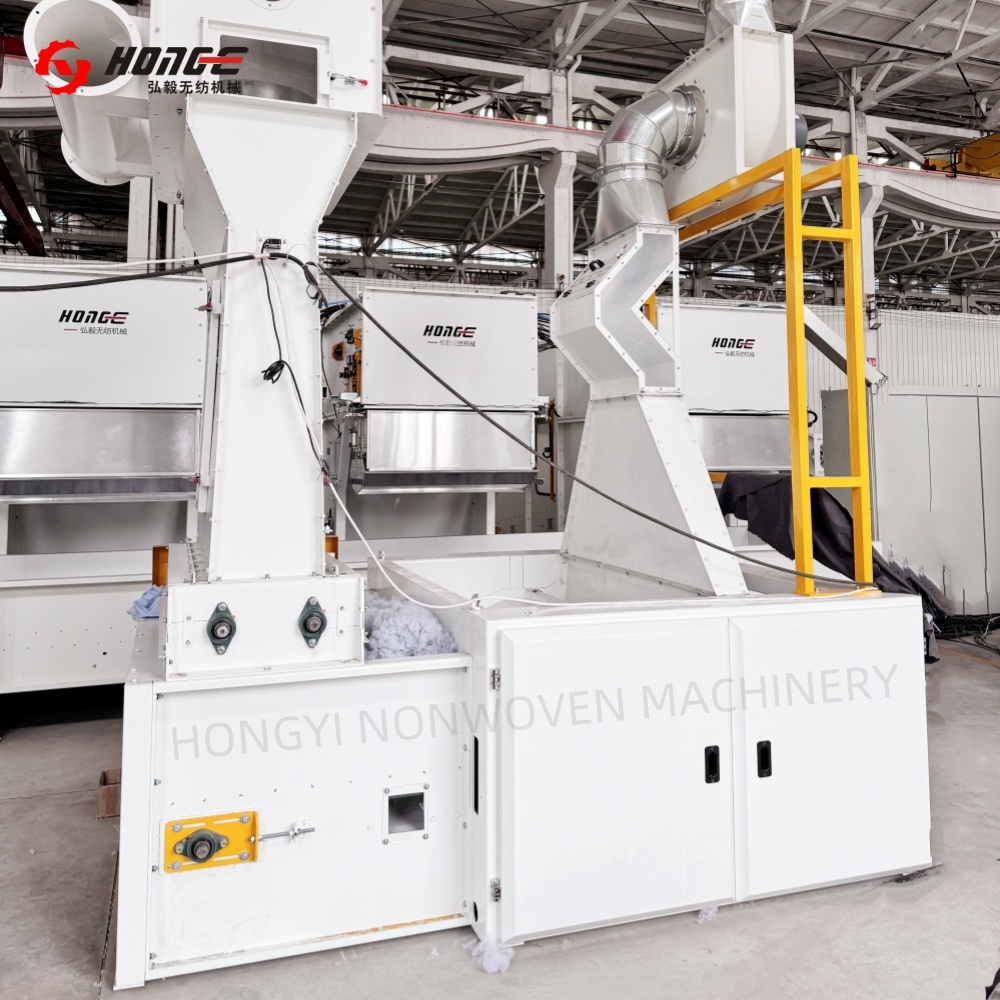 500kg/H Polyester Fibre Opening Machine for Nonwoven Felt Production Line