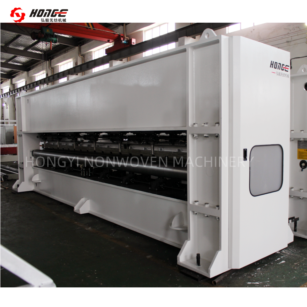Geotextile Needle Punching Production Line , Needle Punch Nonwoven Machine