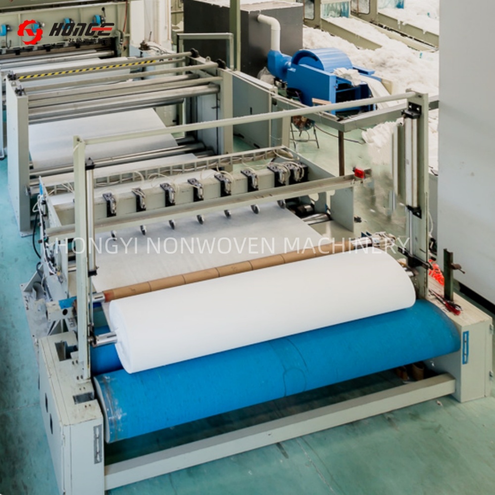Nonwoven Winding and Cutting Machine with Encoder Controlled