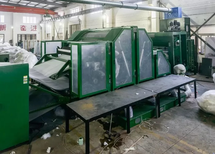 Double Doffer Nonwoven Carding Machine
