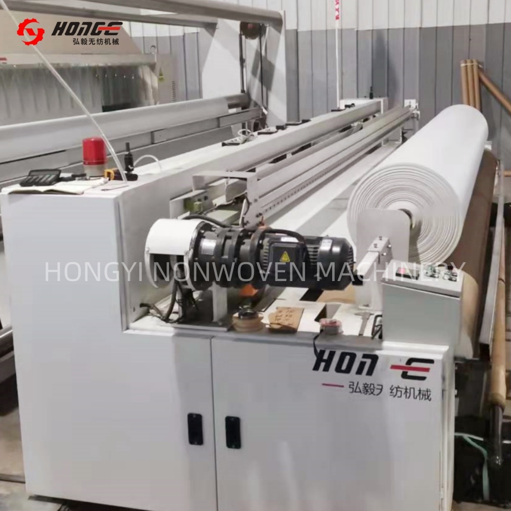 3KW Non Woven Roll To Sheet Cutting Machine PLC Touch Screen Control