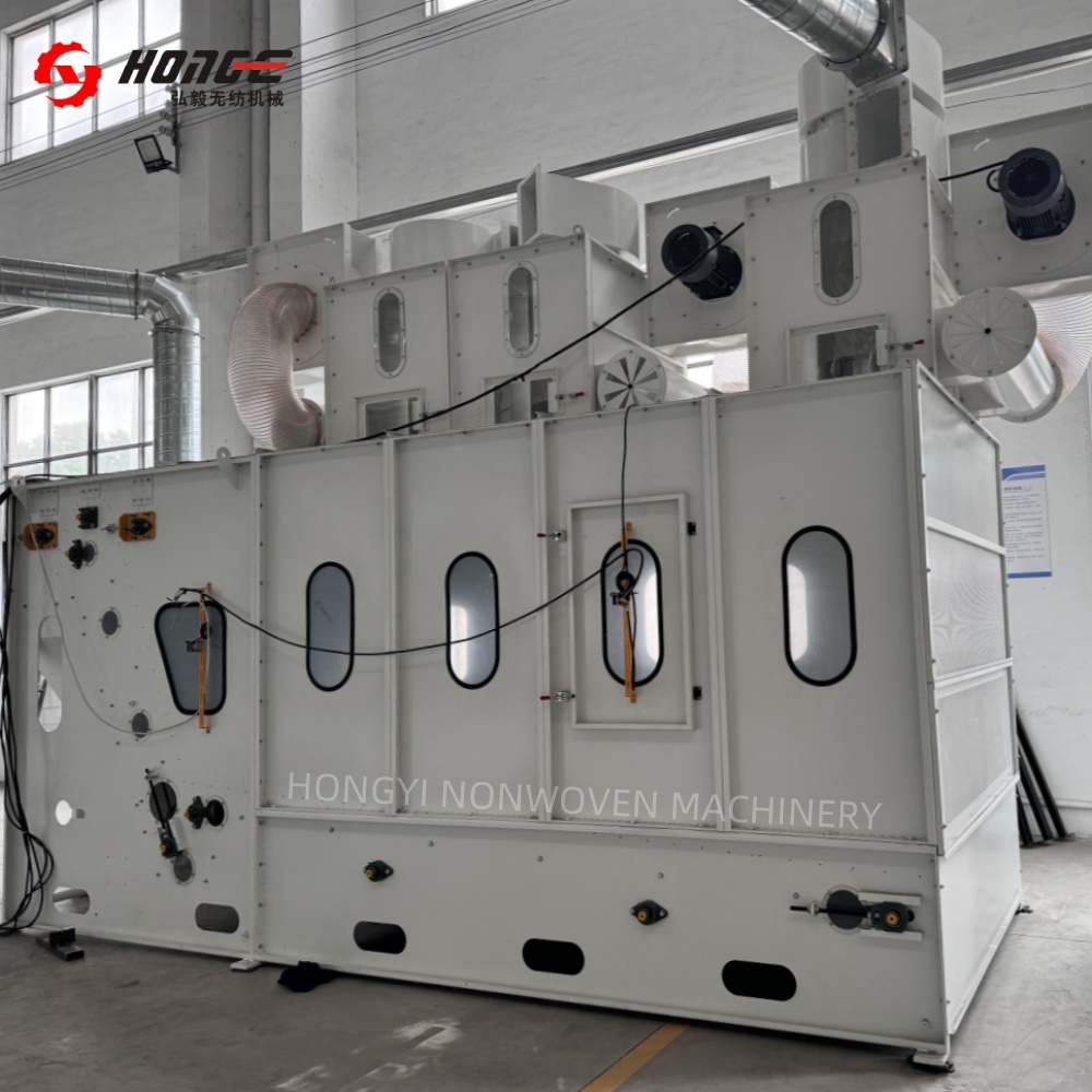 Nonwoven Fiber Mixing Machine Big Chamber Blender HONGE 2024 New Type HYDC-170
