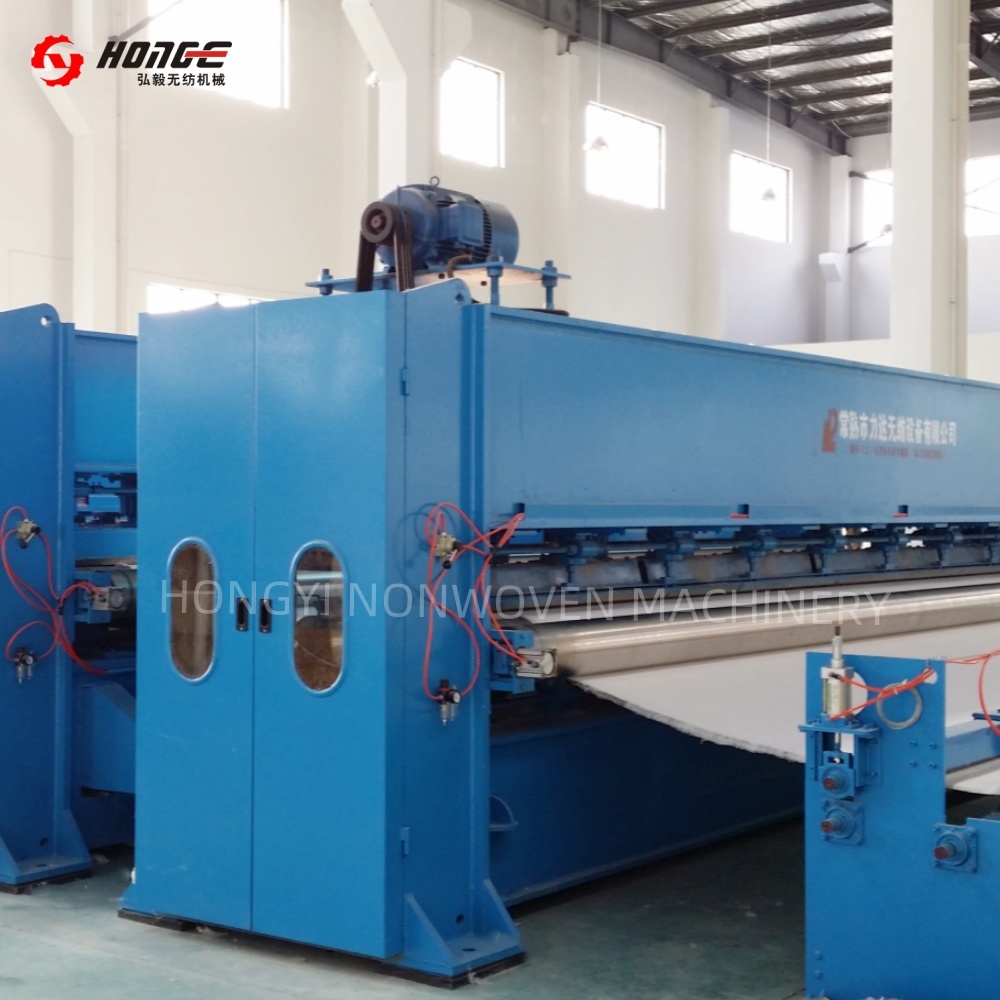 HONGYI 6m Needle Punching Polyester Nonwoven Fabric Making Machine