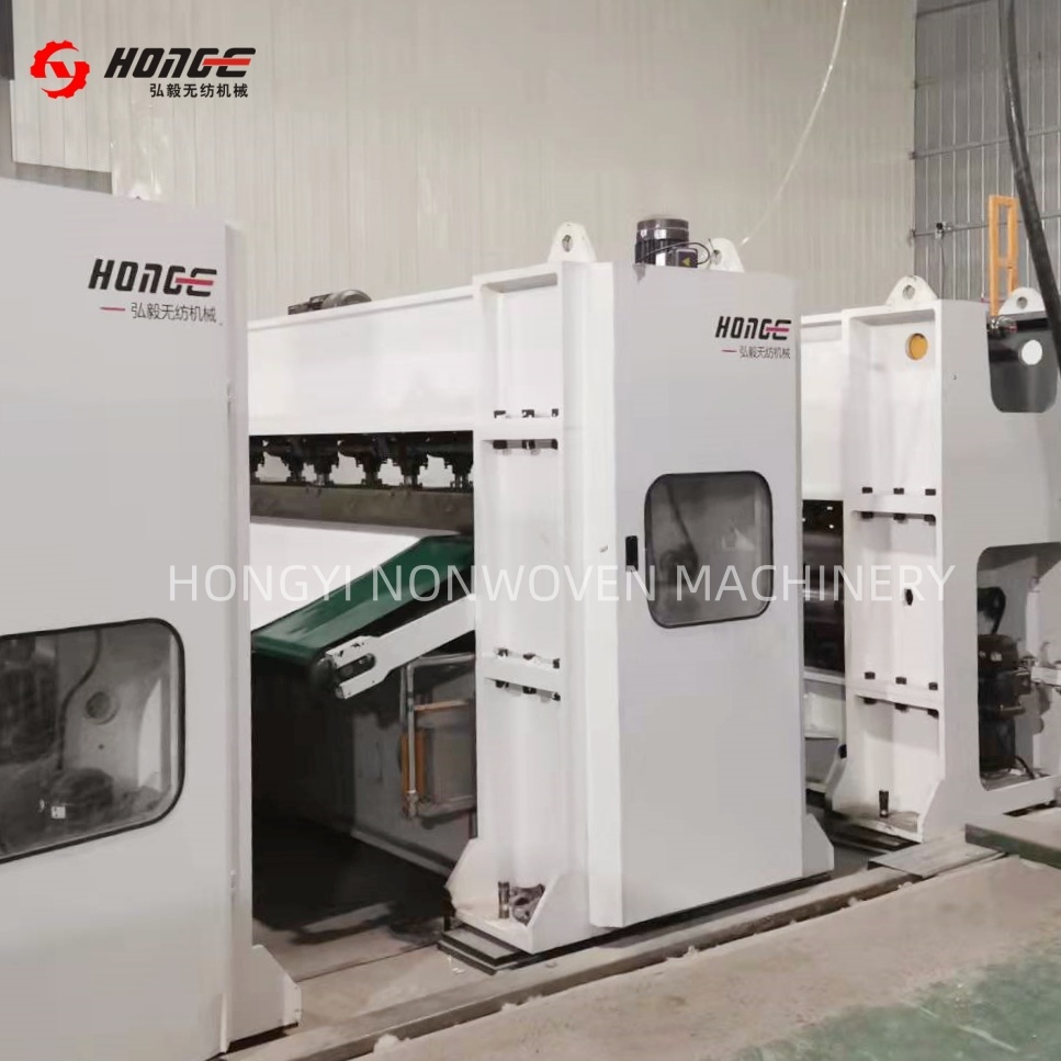 Nonwoven Needle Punching Fabric  Completely Production Line  Provide  Installation And Debugging  Service Overseas